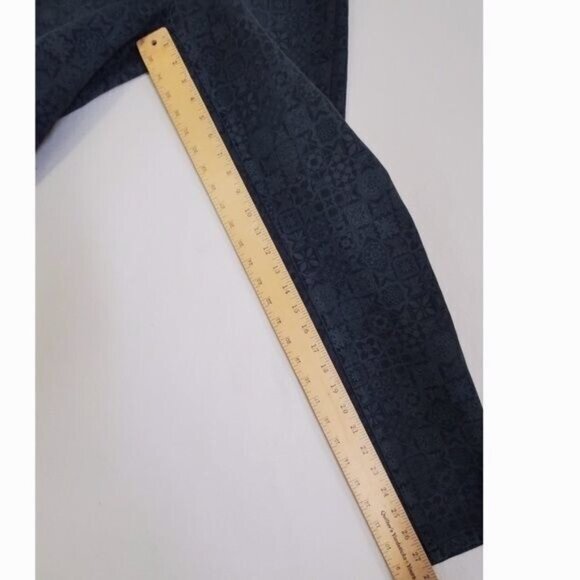 Soft Surroundings Women Pull On Jean Sz Small Black Gray Patchwork Boho Chic - Picture 4 of 12